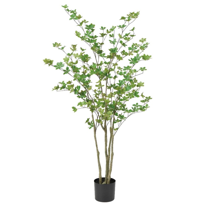 人工観葉植物 ドウダン （ポット付き） グリーン 高さ155cm （P279-a50993) （代引き不可） インテリアグリーン フェイクグリーン｜人形のゆめさき 28,990円