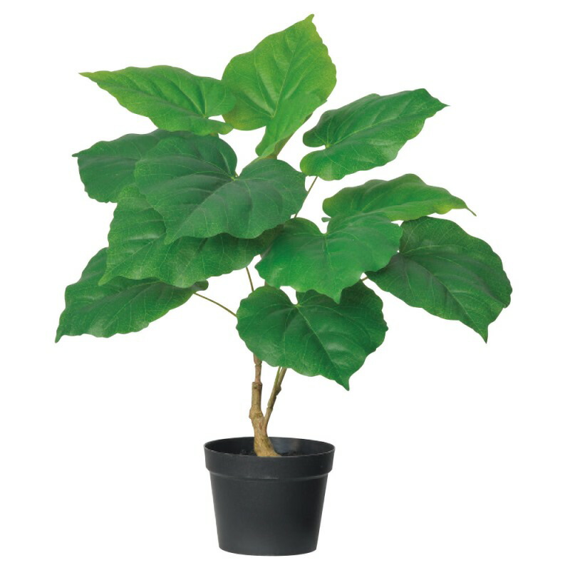 人工観葉草木 ウンベラータ （ポット付き添い人） 緑であること 高さ40糎 （P288-a51034) （代引っ張ること不可） 室内装飾緑であること フェイクグリーン