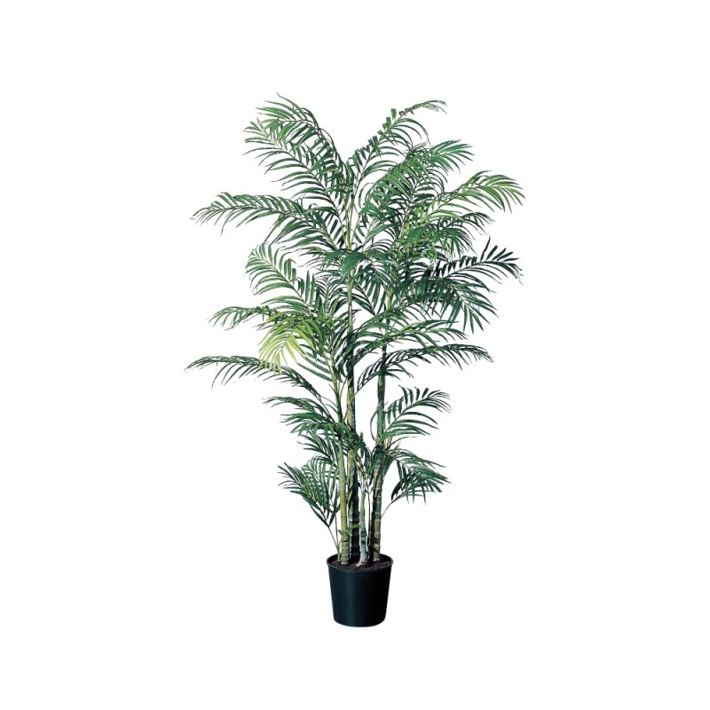 人工観葉植物 アレカパーム （ポット付き） グリーン 高さ175cm （P292-a56009) （代引き不可） インテリアグリーン フェイクグリーン