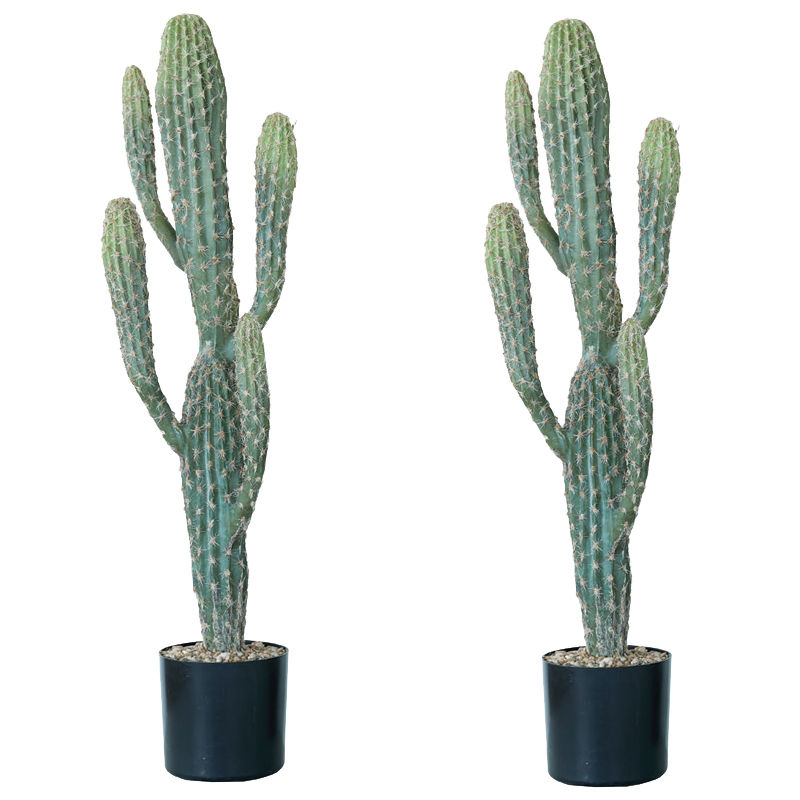 人工観葉植物 柱サボテン ポット 71(2個入り)992190 サボテン (代引き不可) インテリア フェイクグリーン 造花 CACTUS (p79)|人形のゆめさき
