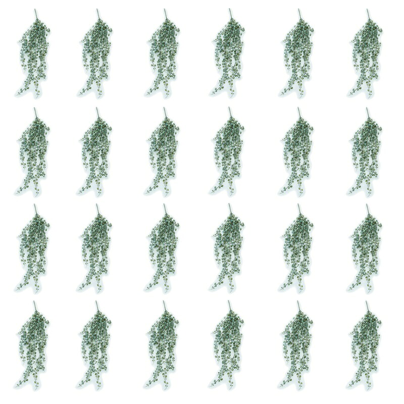 人工観葉植物 ワイヤープランツ ハンキングブッシュ 82（24個入り）992220 ブッシュ （代引き不可） インテリア フェイクグリーン 造花 HANKING BUSH （p118）｜人形のゆめさき