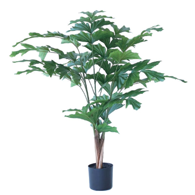 人工観葉植物 クジャクヤシ ポット 90（1個入り）992341 観葉植物 （代引き不可） インテリア フェイクグリーン 造花 GARDEN PLANT （p15）｜人形のゆめさき