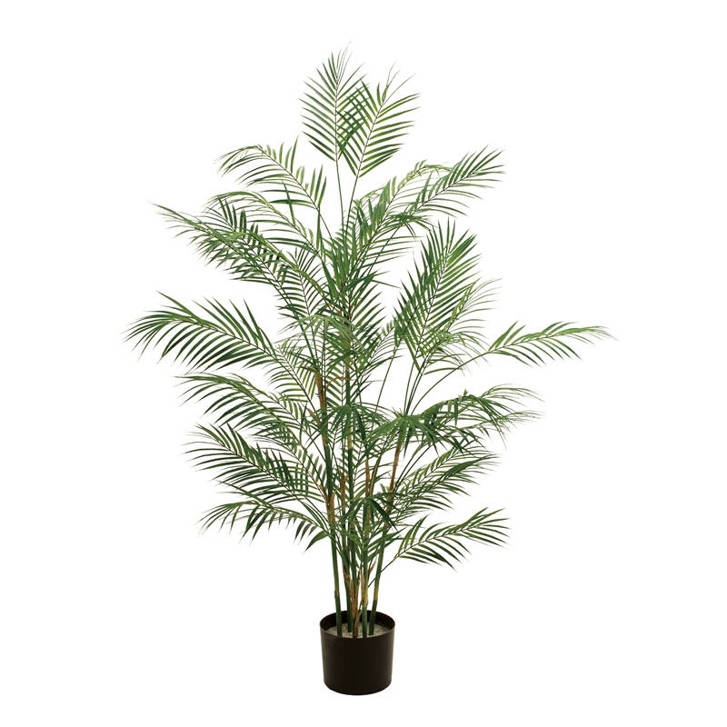 人工観葉植物 トロピカルパームツリー ポット 高さ145cm (P204-fg658) (代引き不可) インテリアグリーン フェイクグリーン