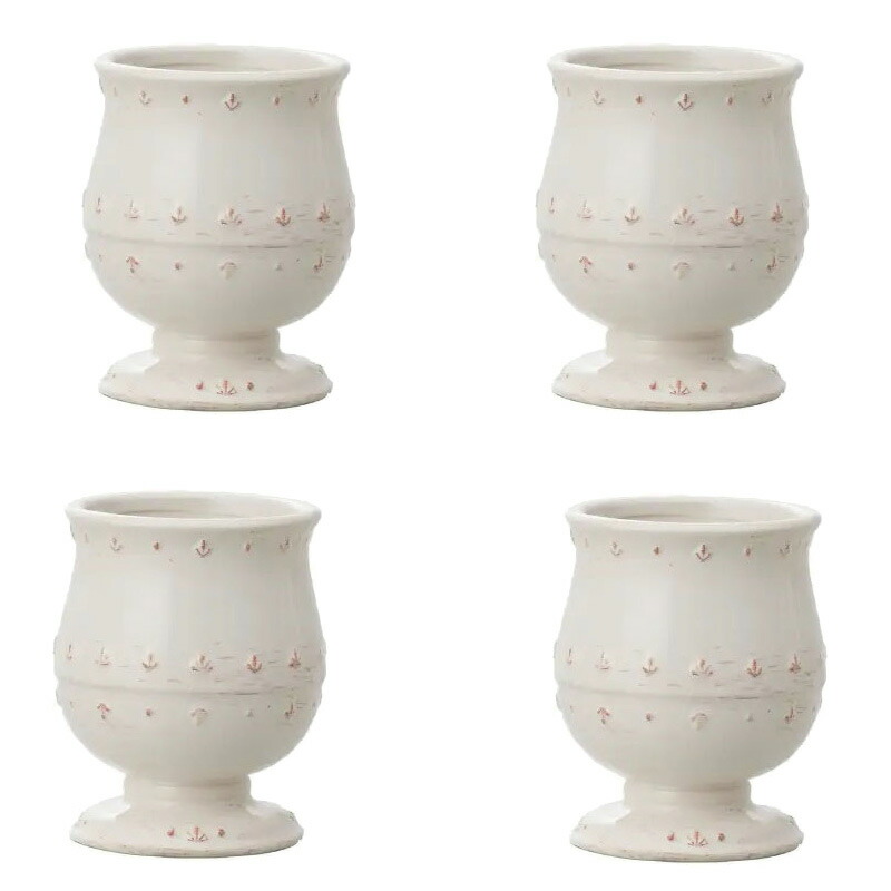 花瓶 フラワーベース Ceramic Gift Lelia レリア white （4個入り） [120-208-100] [p91] ストーンウェア （代引き不可） インテリア ディスプレイ