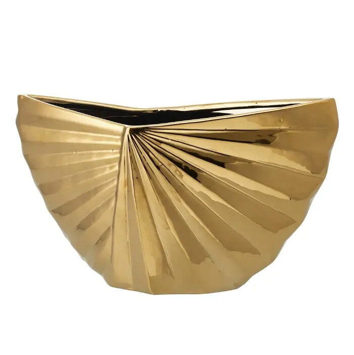 花瓶 フラワーベース Ceramic Display Kuori クオリ gold （1個入り） [170-589-903] [p62] ストーンウェア （代引き不可） インテリア ディスプレイ
