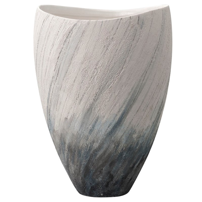 花瓶 フラワーベース Ceramic Display Peinture パンテュール ocean blue （1個入り） [178-834-612] [p51] ストーンウェア （代引き不可） インテリア ディスプレイ 26,585円