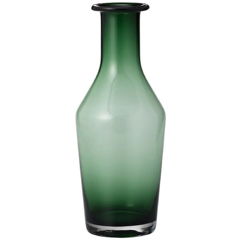 花立て お花軍事基地 Glass Flower+ butelka ブテリカ green （1個入り口・入口） [777-742-400] [p14] 瑠璃 （代引っ張ること不可） 室内装飾 見せびらかす インテリア・寝具・収納-インテリア小物・置物-花瓶