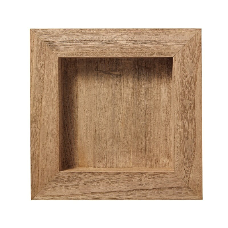花瓶 フラワーベース Frame Shabby wood frame シャビーウッドフレーム natural brown （1個入り） [680-035-202] [p179] 天然木 （代引き不可） インテリア ディスプレイ