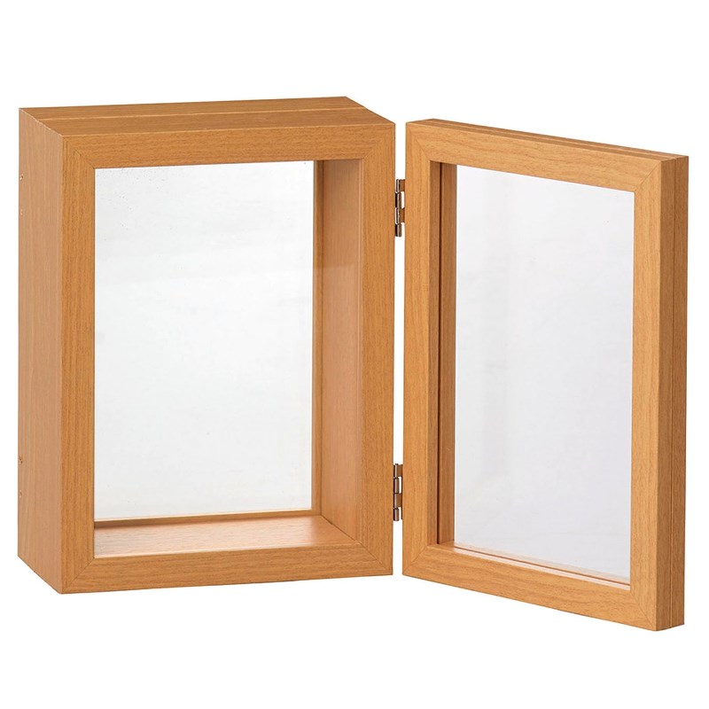 花瓶 フラワーベース Frame herbier Photo box エルビエ フォト ボックス natural （1個入り） [680-800-310] [p169] MDF （代引き不可） インテリア ディスプレイ