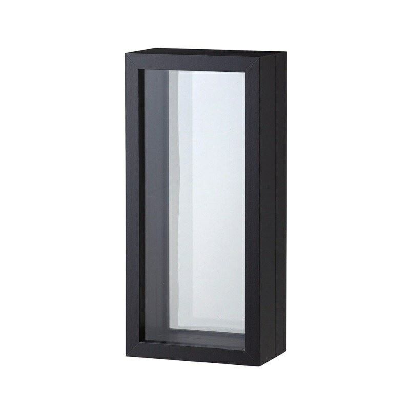 花瓶 フラワーベース Frame herbier エルビエ(厚み8cm) black （1個入り） [680-842-800] [p168] MDF （代引き不可） インテリア ディスプレイ