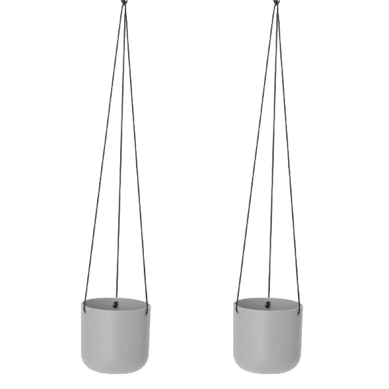 花・観葉植物用ポット アスタ ハンギング11W metal （2個入り） 33046 吊るしタイプ （代引き不可） ハンキングポット FARM （p211）