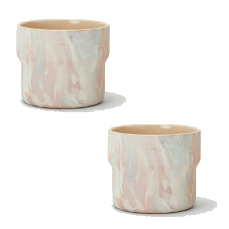 花・観葉植物用ポット ユディタ 15 ceramic （2個入り） 40180 鉢タイプ （代引き不可） ミニ鉢カバー FARM （p11）