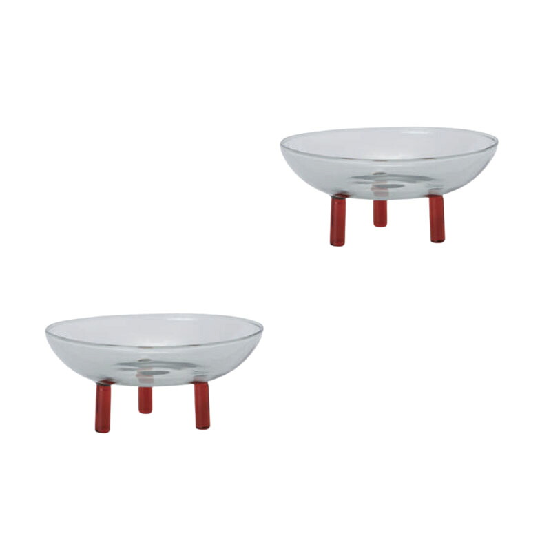花・観葉植物用ポット モスボールトレイ 5R glass （2個入り） 93233 ガラス （代引き不可） ミニポット プランター FARM （p128）