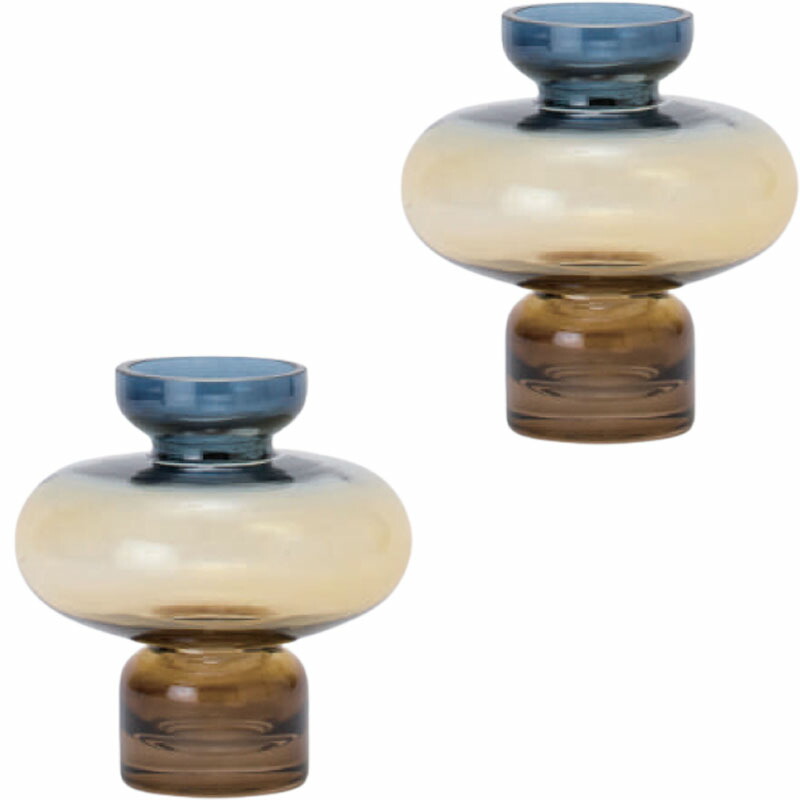 花・観葉植物用ポット アルマ 12 glass （2個入り） 67010 花瓶 （代引き不可） ミニサイズ フラワーベース FARM （p284）