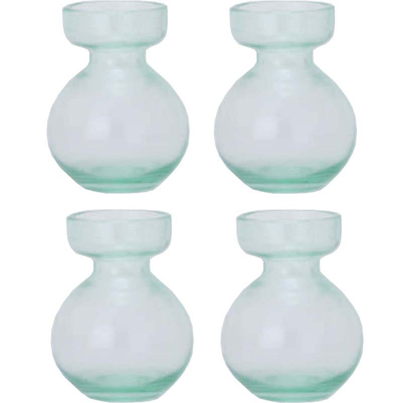 花・観葉植物用ポット バルブベイス クリア hydroponics （4個入り） 93101 水耕栽培用 （代引き不可） 水栽培用ベース FARM （p302）