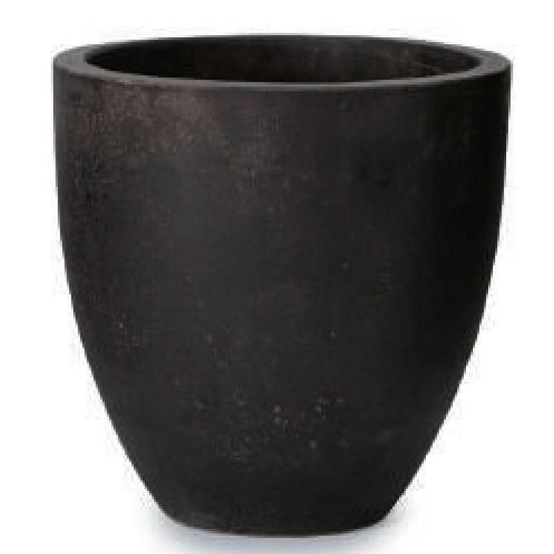 花・観葉植物用ポット コーテス ラウンド L 50/B ダークグレー（1個入り）ct-101c17e [KTp149] 大型ポット （代引き不可）ホテル・オフィスビル・店舗 インテリア エクステリア
