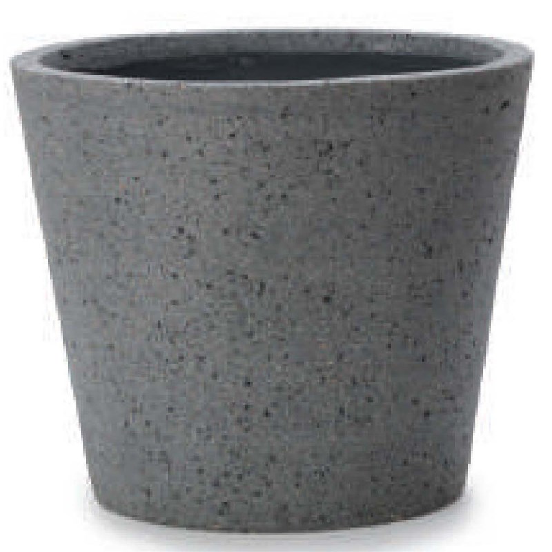 花・観葉植物用ポット ファイバーストーン コニック ラテルストーン S 41/A グレー（1個入り）fs-l01h41n [KTp83] 中型鉢カバー （代引き不可）ホテル・オフィスビル・店舗 インテリア エクステリア