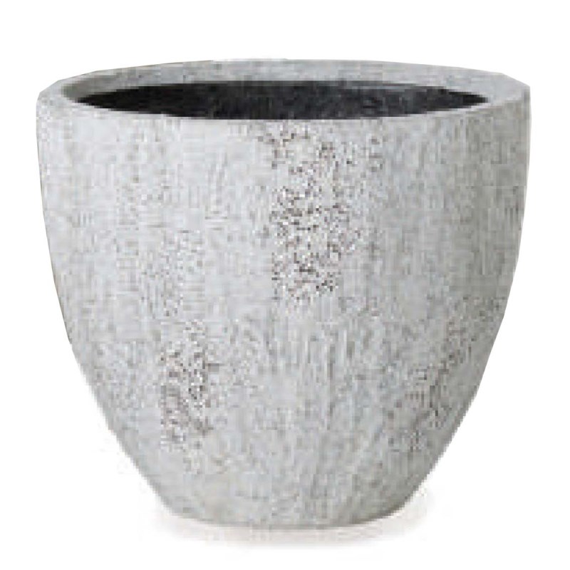 花・観葉植物用ポット オイスター ラウンド M 42/A（1個入り）oy-03rw42e [KTp135] 大型ポット （代引き不可）ホテル・オフィスビル・店舗 インテリア エクステリア