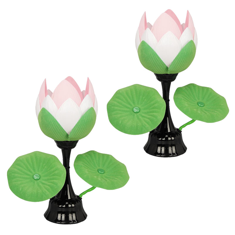 盆提燈 八女提燈 花印字機 蓮華灯 蓮華NO.1花 （2個仕かける） 高さ28糎 （P48)(8852-81001) 明かり吊りひも式 初盆 御盆