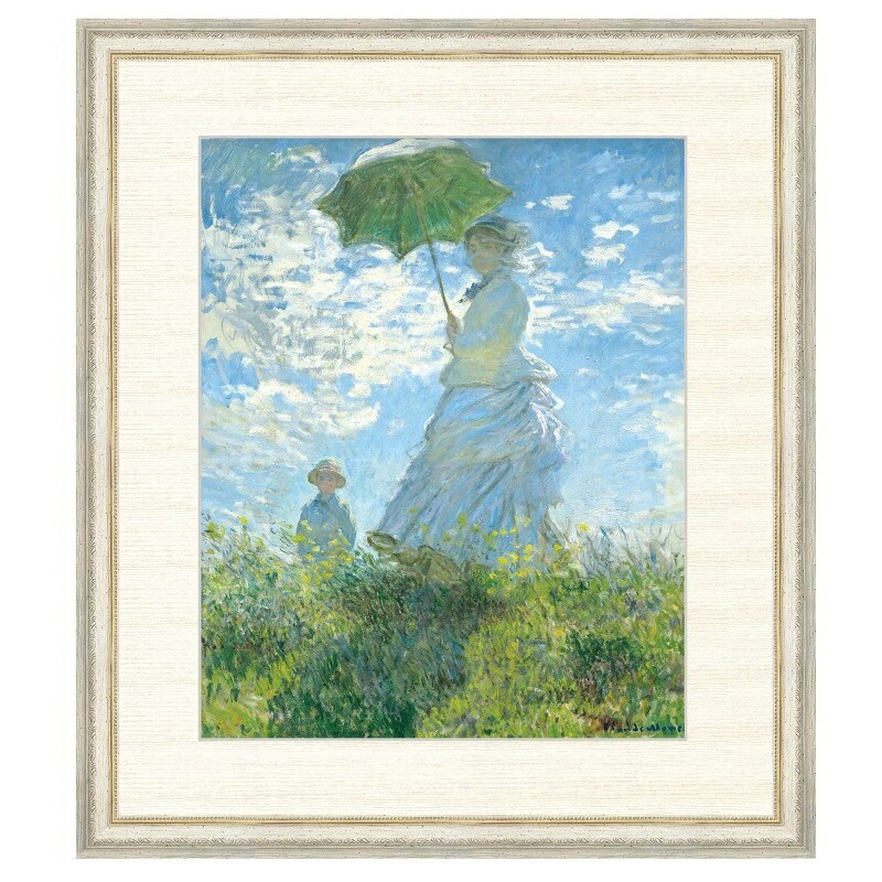 楽天市場】油絵 モネの名作_日傘をさす女性 MA95 : 絵画制作専門