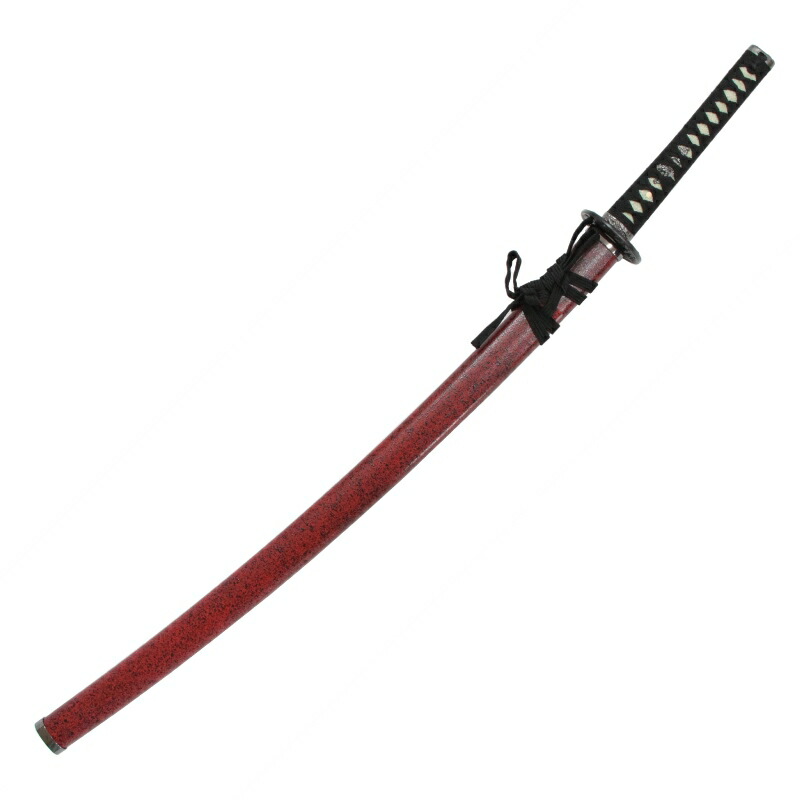 模造刀 石目シリーズ 赤石目 大刀 刃紋入り刀身 メッキ合金[neu041l]日本刀 美術刀剣 おもちゃ 通販（代引き不可）｜人形のゆめさき