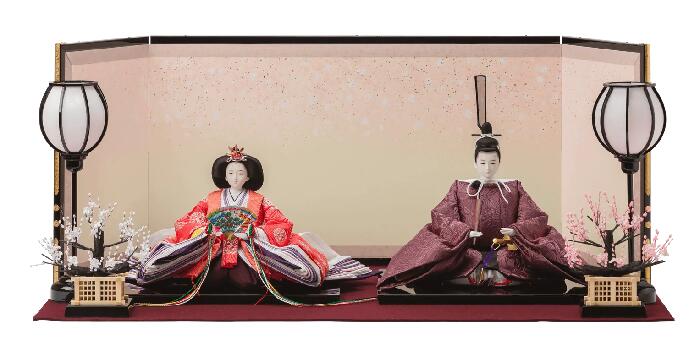 雛人形 親王平飾 田村芙紗彦作 雅、美しきおひなさまセット sh-2971 桃の節句 親王飾 コンパクト 【不鮮明な画像はご要望いただければ拡大画像を送信いたします】