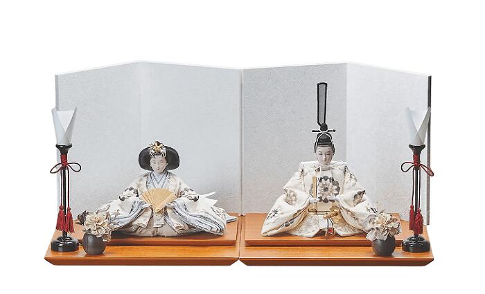 楽天市場】【マラソン期間ママ割でP2倍～】雛人形 芳崎作 親王飾り