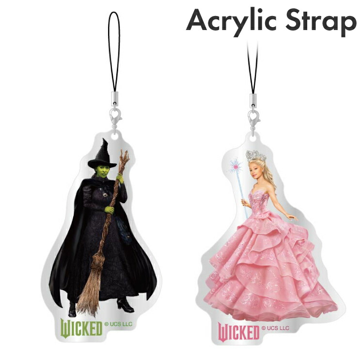 WICKED アクリルバッグチャーム グリンダ WICKED アクリルバッグチャーム 血まみれ グリンダ ウィキッド 2