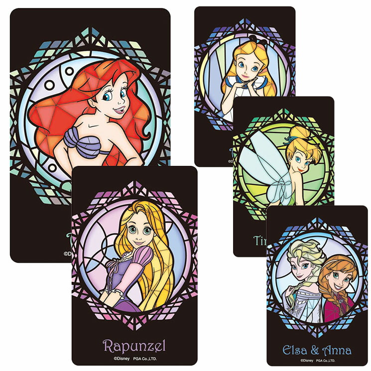 楽天市場】ディズニー プリンセス ステッカー シール ICカード カード