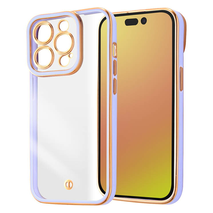 楽天市場】iPhone15 ケース クリア ピンク ゴールド メタリック