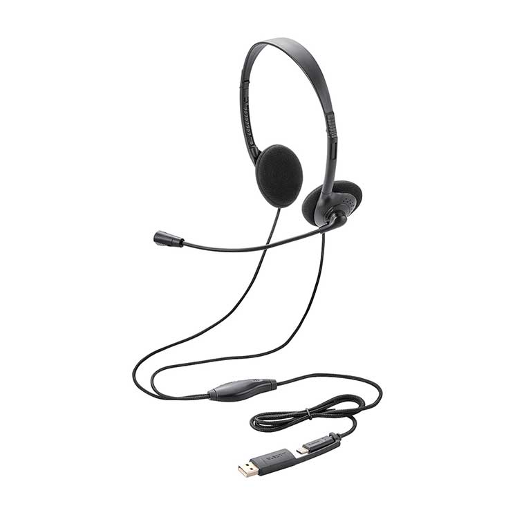 楽天市場】エレコム 指向性マイク モバイルヘッドセット 小型タイプ