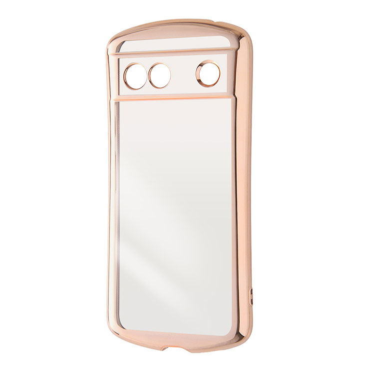 楽天市場】GooglePixel8a ケース クリア シルバー メタリック フレーム