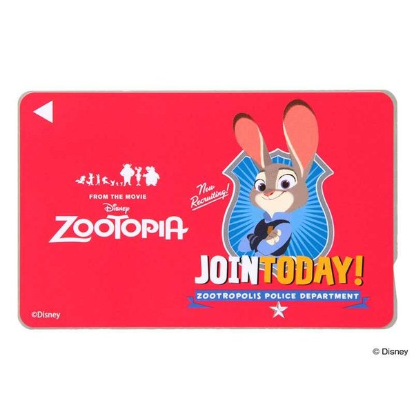 楽天市場】ICカードステッカー ディズニー ズートピア ニック シール