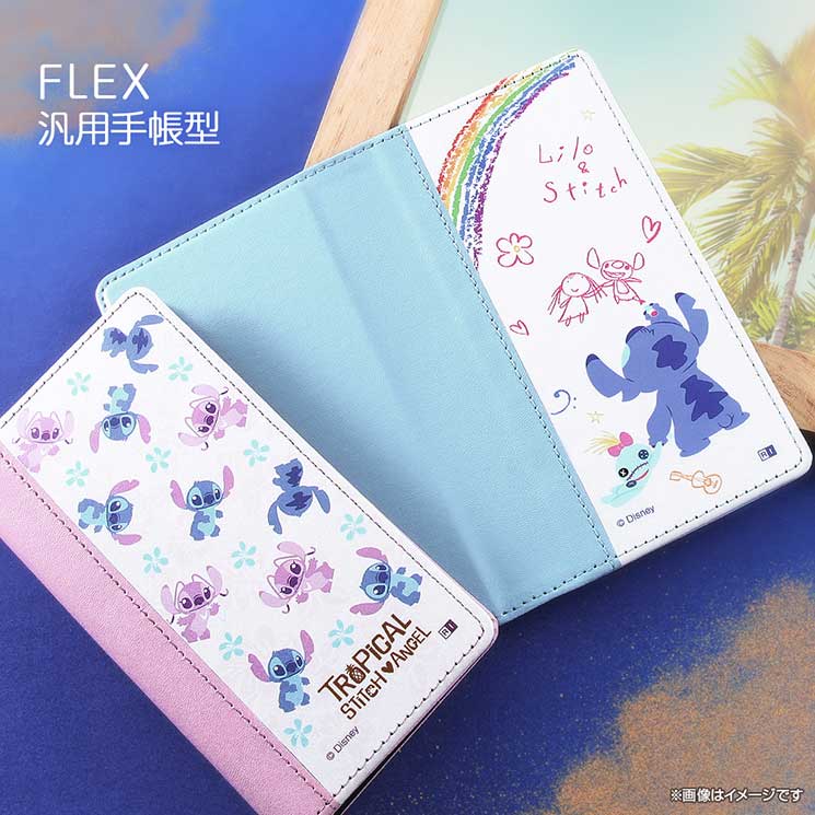楽天市場 多機種対応 スマートフォン ケース ディズニー ニック ジュディ 落書き Tropical 手帳型 スマホカバー ズートピア リロ スティッチレザー マルチ おしゃれ かわいい 可愛い キャラ イングレム クロスロード 楽天市場店