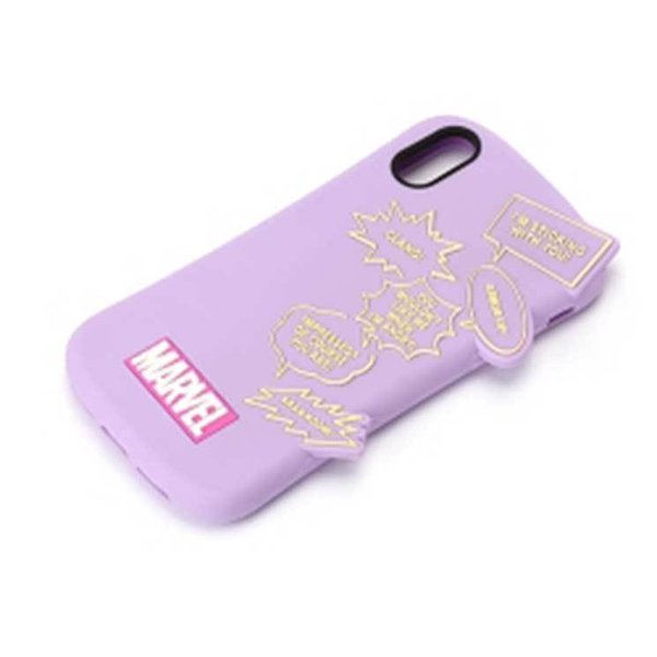 楽天市場 Iphone Xs X ケース Marvel ロゴ パープル シリコン カバー ソフト 保護 耐衝撃 シンプル オシャレ カッコイイ おしゃれ キャラ Pga クロスロード 楽天市場店