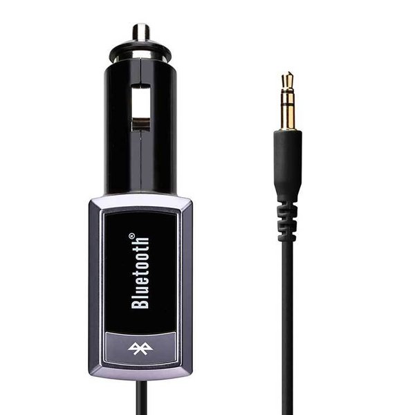 Iphone スマートフォン ワイヤレス オーディオレシーバー ブラック Bluetooth カーステレオ Aux 車 接続 オーディオプレーヤー カーステレオ 充電 Usbポート Pga Educaps Com Br