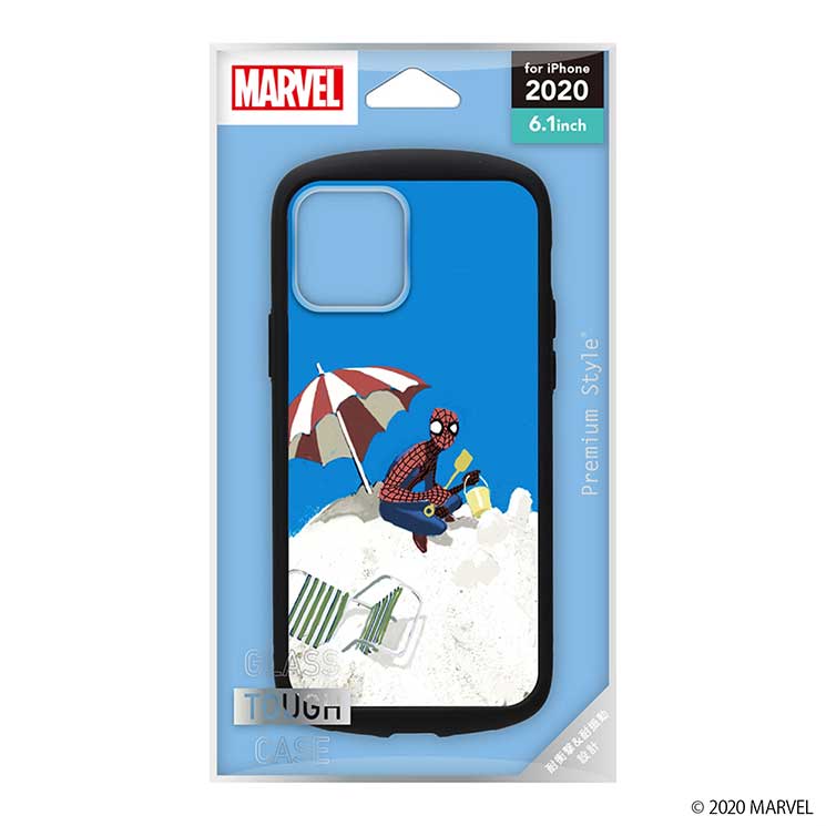 楽天市場 Iphone 12 12pro ケース Marvel スパイダーマン ガラスタフケース カバー ラウンド 可愛い かわいい おしゃれ キャラ Pga クロスロード 楽天市場店
