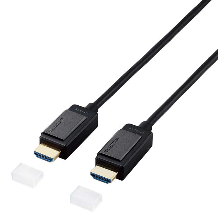 エレコム HDMI有線テレビ 10m 4K 60p 金メッキ 長尺 無給電手合い ARC 黒いこと ELECOM