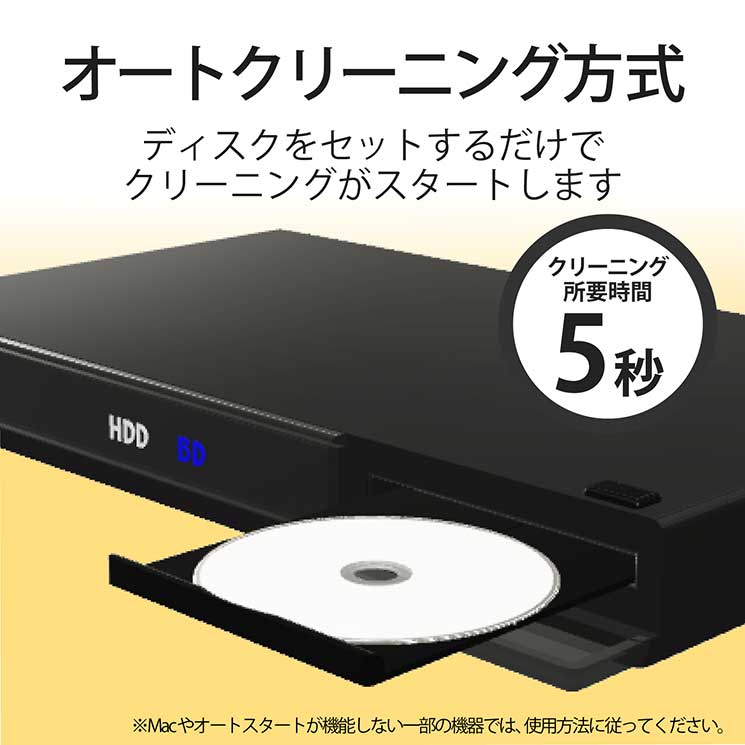 エレコムマルチレンズクリーナーブルーレイBDCDDVD初期トラブル用乾式ほこりクリーニングエラー予防約50回使用可能ELECOM