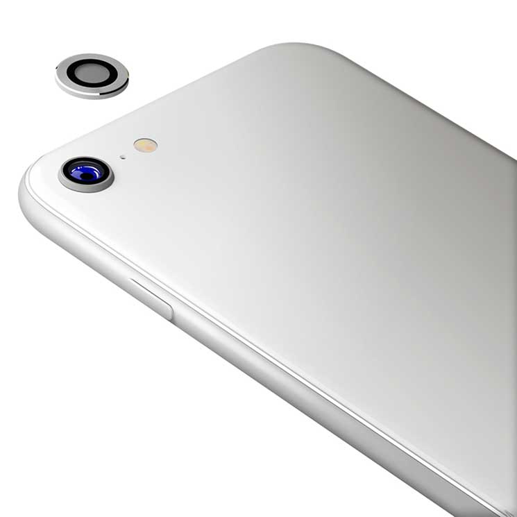 【日本産】 専門店では iPhone SE 第3世代 第2世代 8 7 カメラレンズプロテクター シルバー カメラレンズ保護 10Hガラス アルミ ホームボタン おしゃれ オシャレ シンプル PGA savipharm.vn savipharm.vn