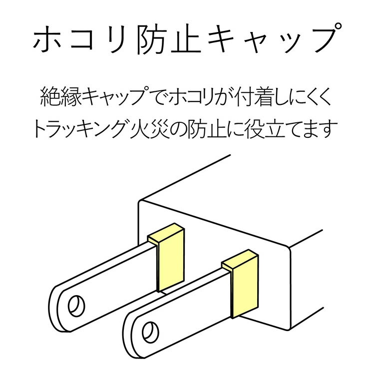 ○スーパーSALE○ セール期間限定 エレコム 工事 物件に最適な3ピン 熱に強い 雷ガード マグネット付 電源タップ 6個口 3m グレー  ELECOM fucoa.cl