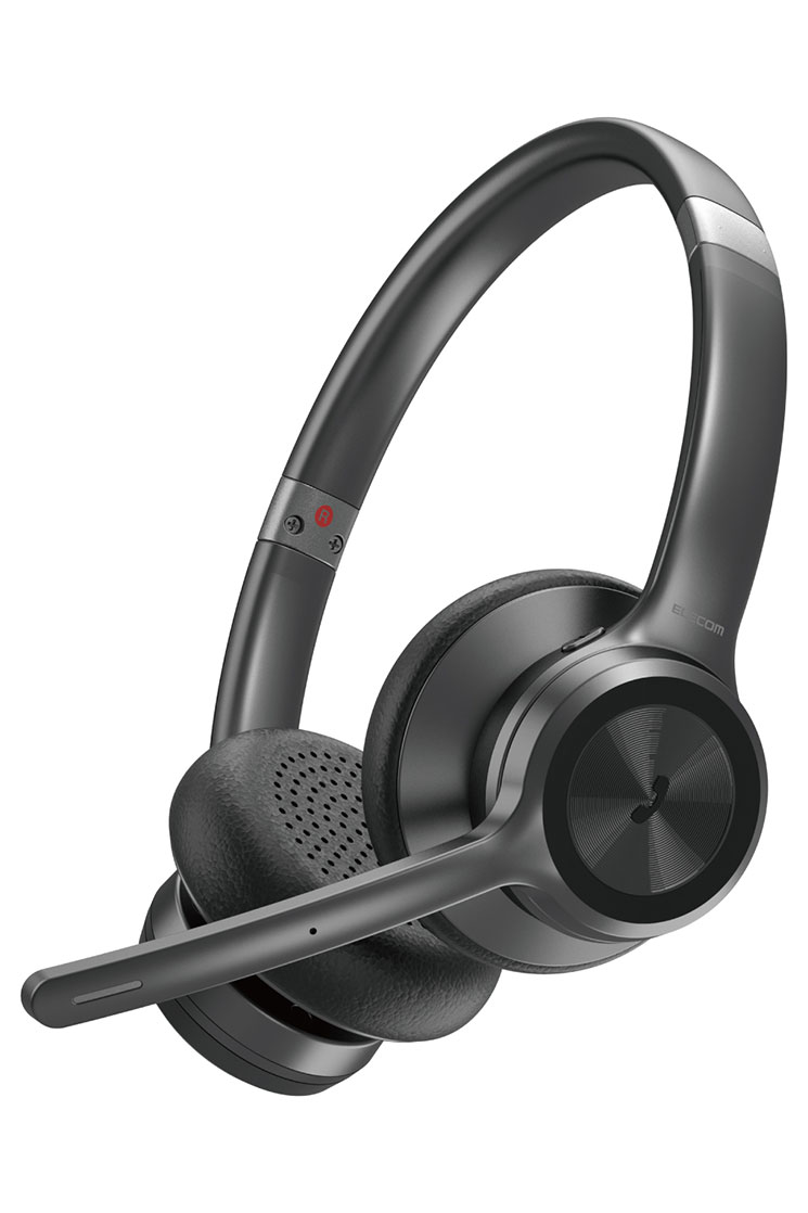 エレコム 無線電話受話器 上端仕掛ける 無線電話 2.4GHz Bluetooth 5.0 マイクロホン付き添い人 響動めき切り詰め テレ細工物 WEB話し合い 黒いこと