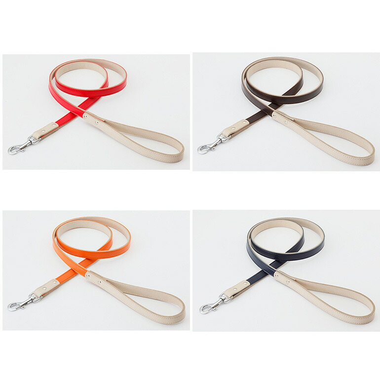 楽天市場】【アウトレット】レザースタイルリード (S) 犬用リード 中型