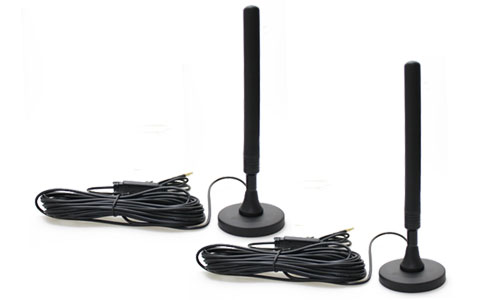 ポータブルナビ「PN0905A/PN0905AT/PN0705A」対応長尺ロッドアンテナ「PNOP-ANR01」（2本）　車載　カーテレビ　カーナビ