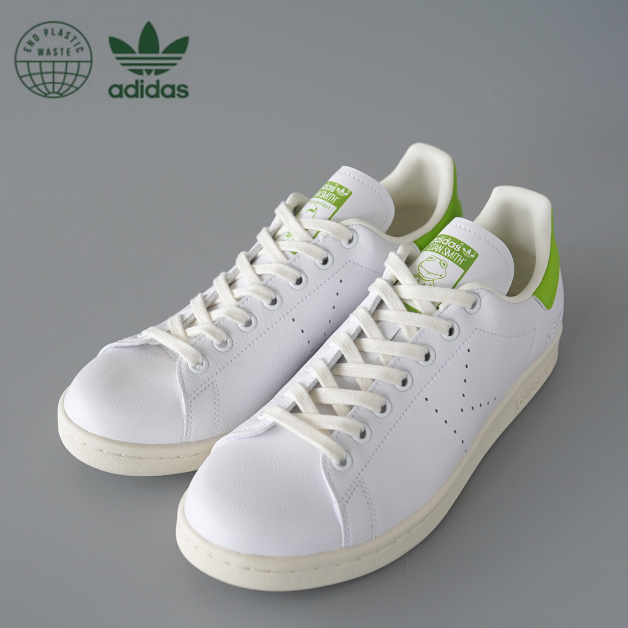 楽天市場 ポイント10倍 アディダス オリジナルス Adidas Originals Disney カーミット スタンスミス Stan Smith スニーカー メンズ 21春夏 レースアップ ローカット キャラクター コラボ ホワイト 22 5cm 29 0cm Fy5460 送料無料 0409 Crouka Lr クローカ