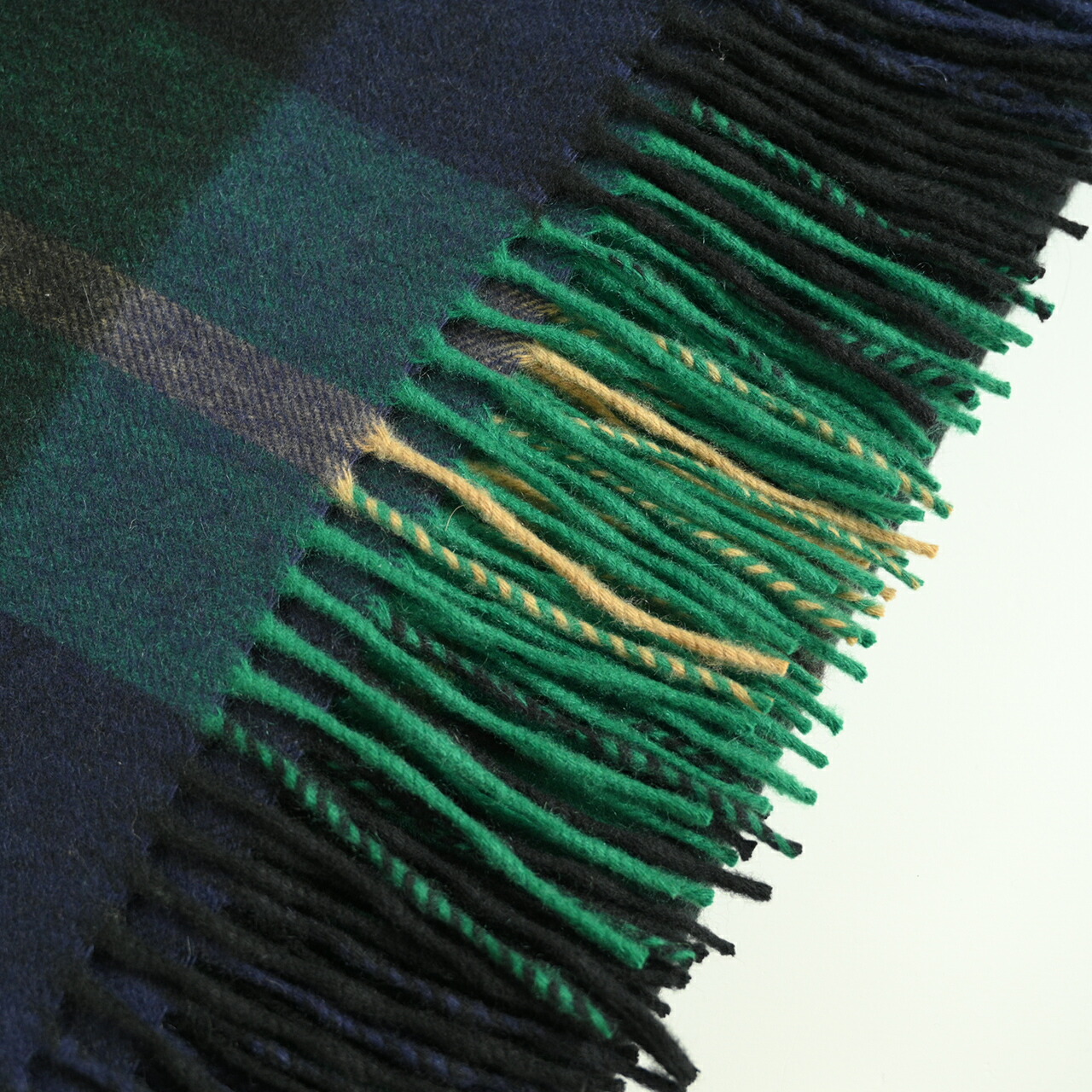 ジョンストンズ Johnstonsカシミア 大判ストール チェック柄