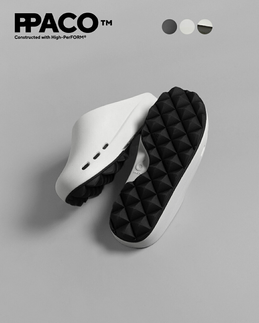 新品 PPACO パコ LUX-2 サンダル ダークグレー サイズ8 26cm PPACO (パコ) LUX-2 [DARK GRAY/BLACK]