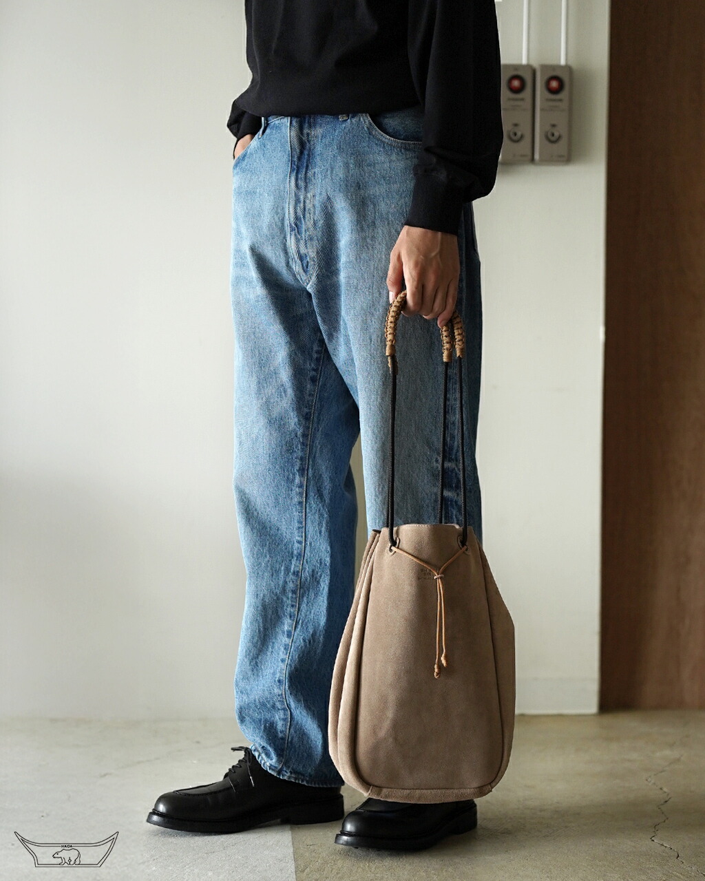 楽天市場】ハイダ HAIDA タンカー スエード トートバッグ Mサイズ