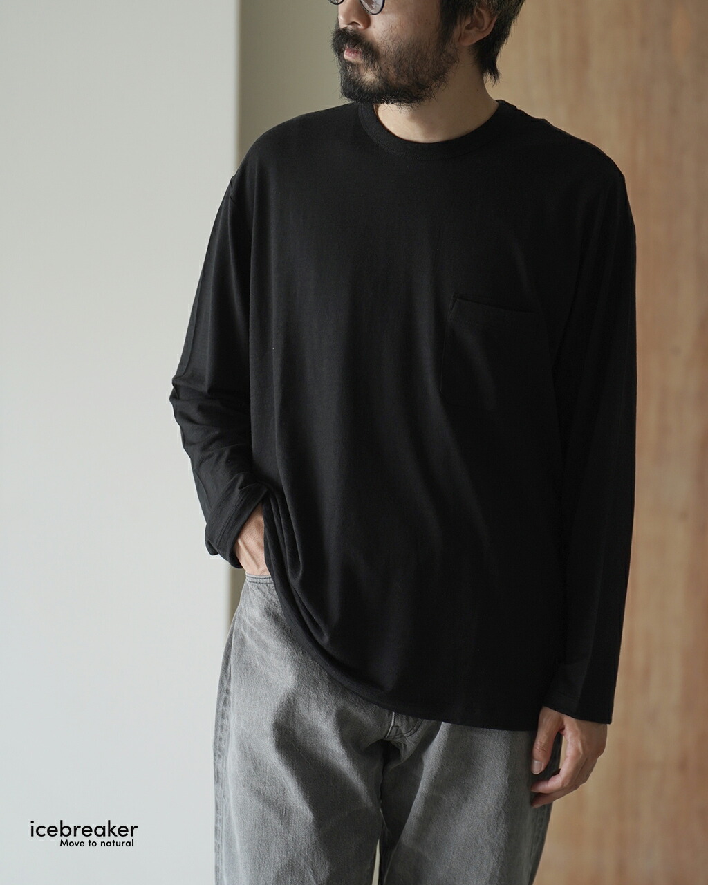 楽天市場】icebreaker(アイスブレーカー) M Merino Terry LS