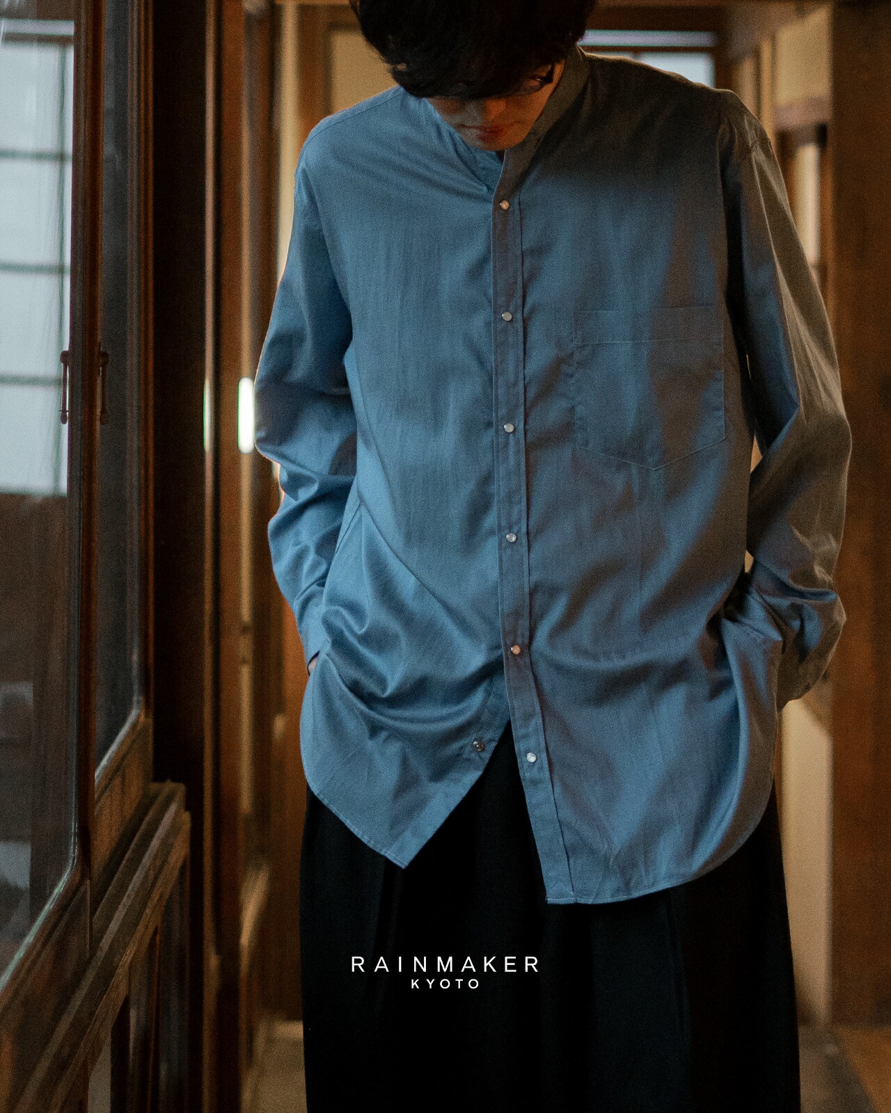RAINMAKER　ショールカラーシャツ　サイズL 楽天市場】[SALE] RAINMAKER レインメーカー ショールカラー